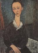 Amedeo Modigliani Femme au col Bianc (mk38) oil